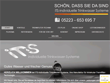 Tablet Screenshot of its-wasser.de